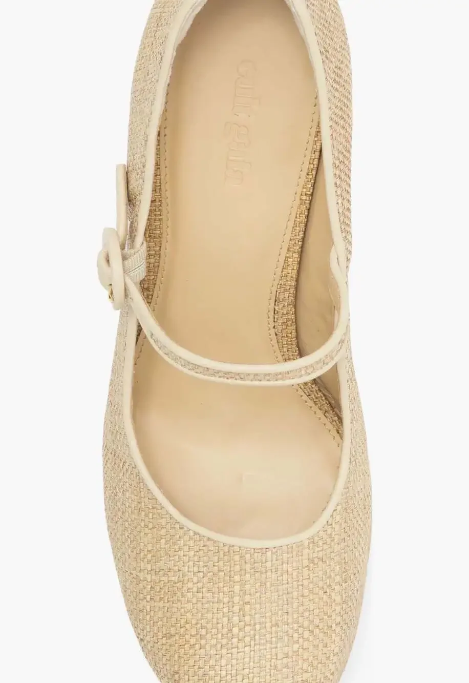 Cult Gaia Angelou Mary Jane Platform Pump natural color Nude brand new size 5 - Picture 3 of 12